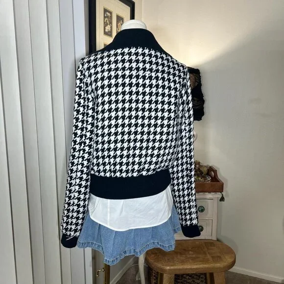2000s Cello Jeans Houndstooth Jacket - Picture 3 of 4